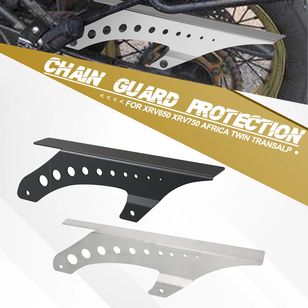 

FOR Honda XL600V XL650V XL700V Transalp XRV650 XRV750 Africa Twin Sprocket Cover Chain Guard Protector Chain Belt Guard Cover