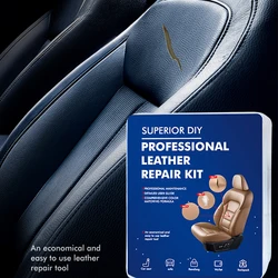 Car Care Kit Liquid Leather Skin Refurbish Repair Tool Auto Seat Sofa Coats Holes Scratch Cracks Restoration Black For Car