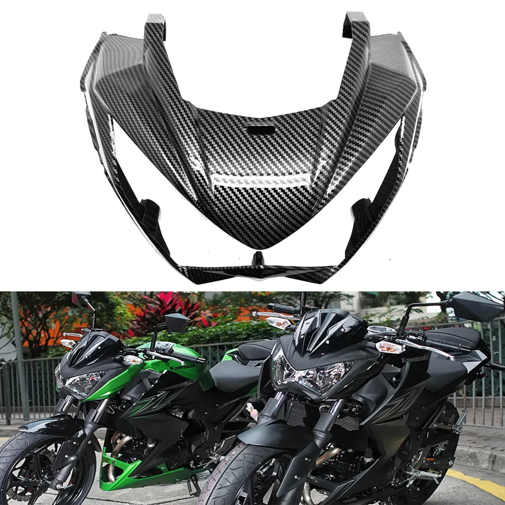 

Верхняя крышка мотоциклетной фары обтекатель подходит для Kawasaki Z250 Z300 2013-2017 высококачественный ABS пластиковый чехол на нос