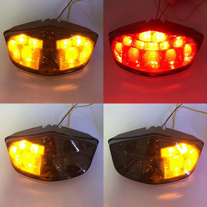 Led Achterlicht Voor Ducati Monster 659 696 795 796 1100/S/Evo Motorfiets Remrichtingaanwijzers Geïntegreerd