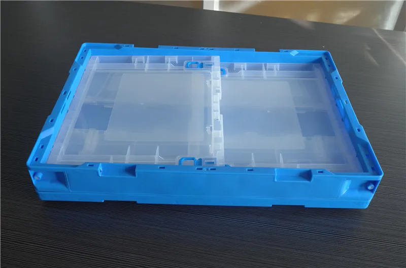 Side Open Box Moving Crates Plastic Folding Storage Collapsible Box Crate with Custom Size