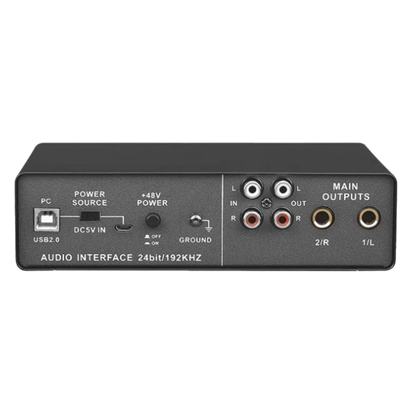 

Sound Card Professional Hi-Z Preamplification Converters With A Resolution Of 24 Bits / 192Khz Sound Card For Pc