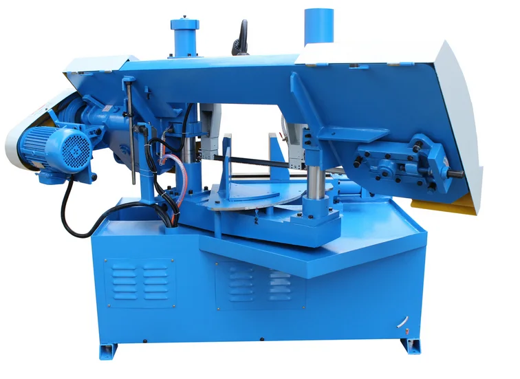 High Efficiency Automatic GHZ4250 Horizontal Band Saw Machine for Iron Metal Cutting Sawing Mechanical Tension Method Core Motor
