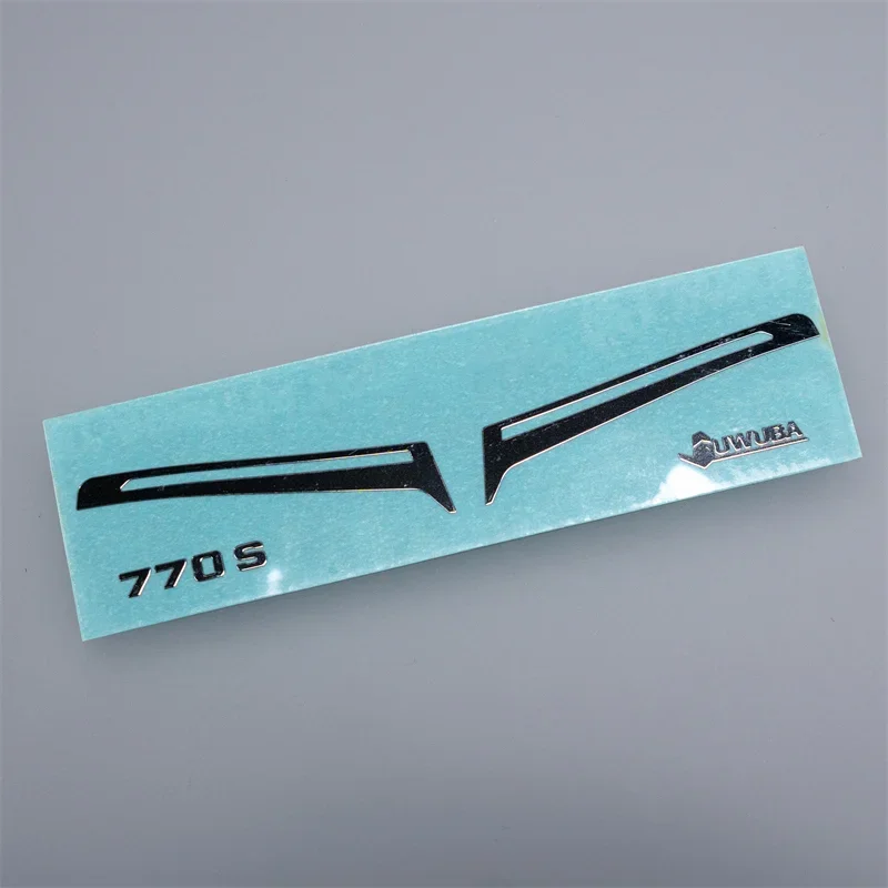 Autocollants à sourcils en métal pour camion à benne basculante Tamiya RC 1/14 SCANIA 770S 6X4 56368 8X4 56371, accessoires de mise à niveau de voiture