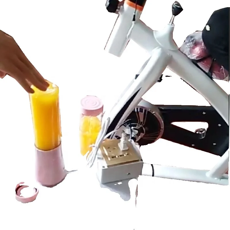 Electric bicycle juicer New outdoor play equipment for mall promotions and party fun games