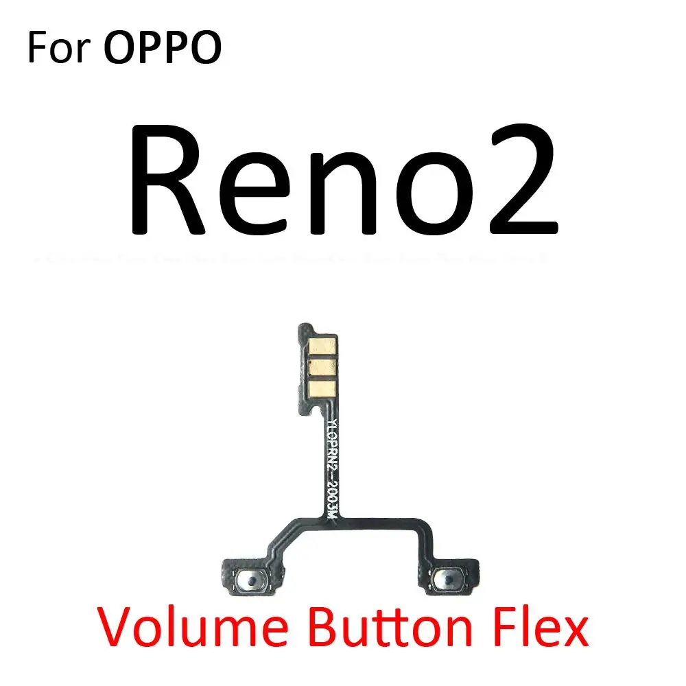 Power ON OFF Mute Switch Control Key Volume Button Flex Cable For OPPO Reno2 Reno3 Pro F Z 4G 5G Replacement Parts