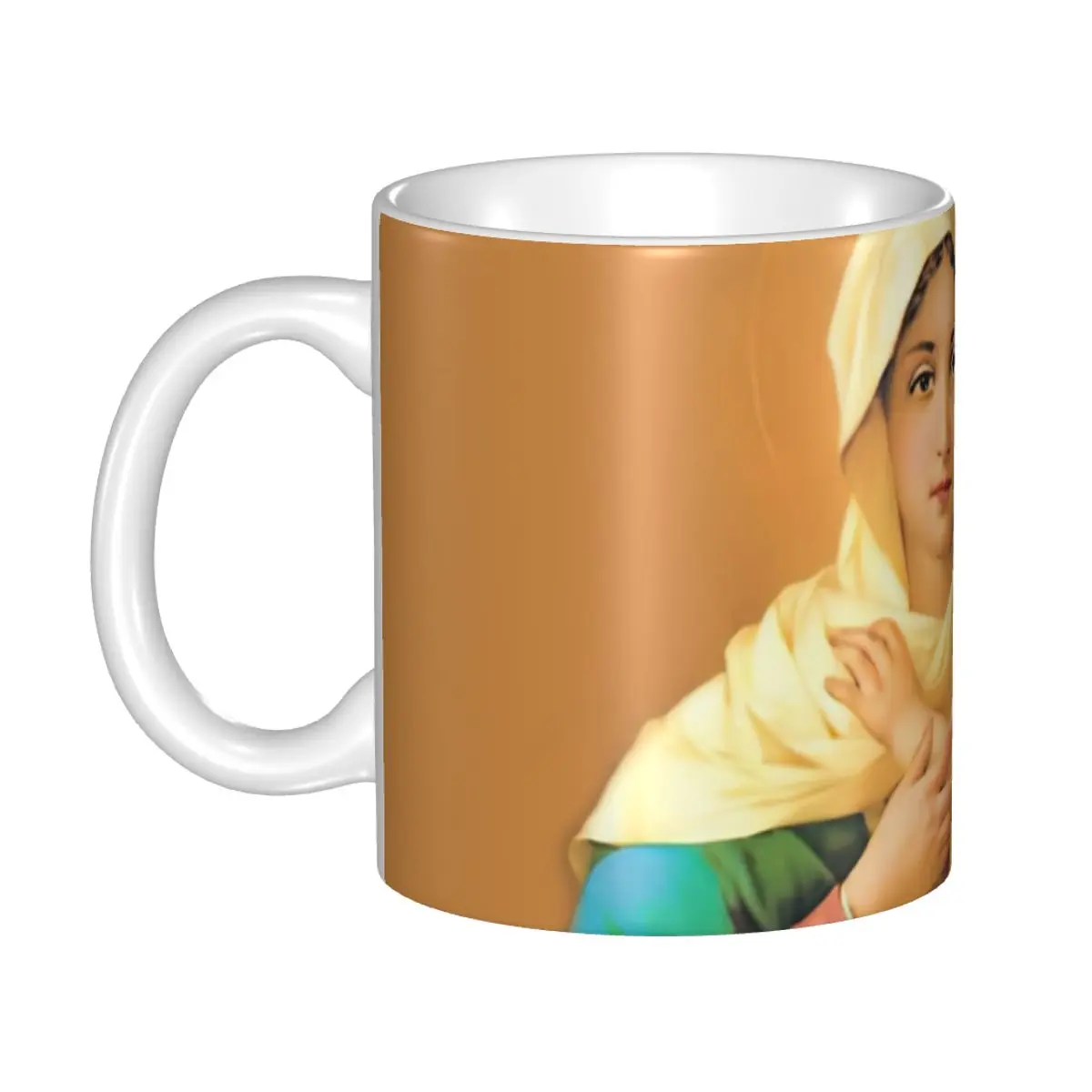 Our Lady Of Schoenstatt Mugs Custom Virgin Mary Catholic Saint Ceramic Coffee Mug Cup Creative Gift