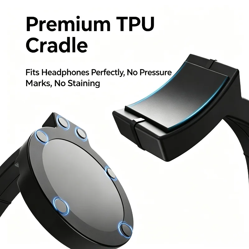 Soporte para auriculares con b - Headphone Stand Desk reseña y precio