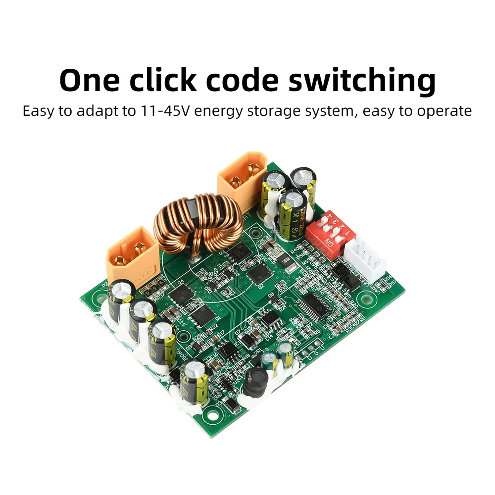 100W Solar-Controller mit Maximum Power Point Tracking (MPPT) und intelligenter Leistungsverfolgung für 12V/24V-Energiespeichersysteme, DIP-Schalter für – Detail 12