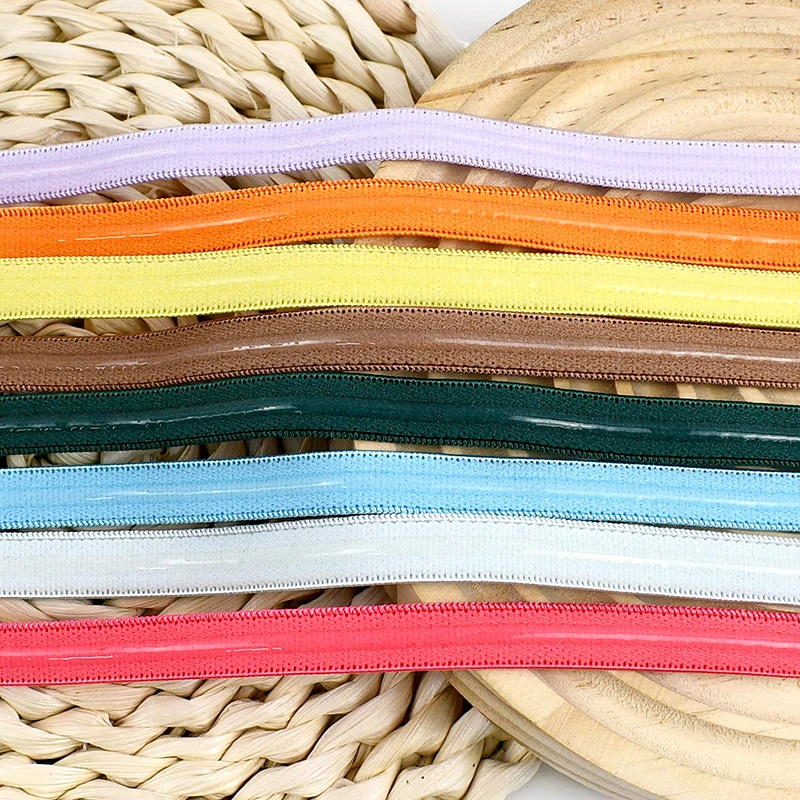 

2/5/10/20M Non-slip Elastic Band 10mm Stretch Silicone Rubbon Bands for Bra Underwear Strap Belt Tapes Sewing Trimming Accessory