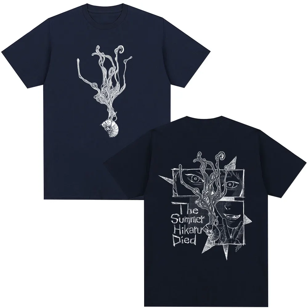 Anime Die Sommer Hikaru Died Hikaru Yoshiki Manga Kurzarm T-shirts Männer Frauen Mode Baumwolle Casual Übergroßen T Shirts Y2K – Detail 4