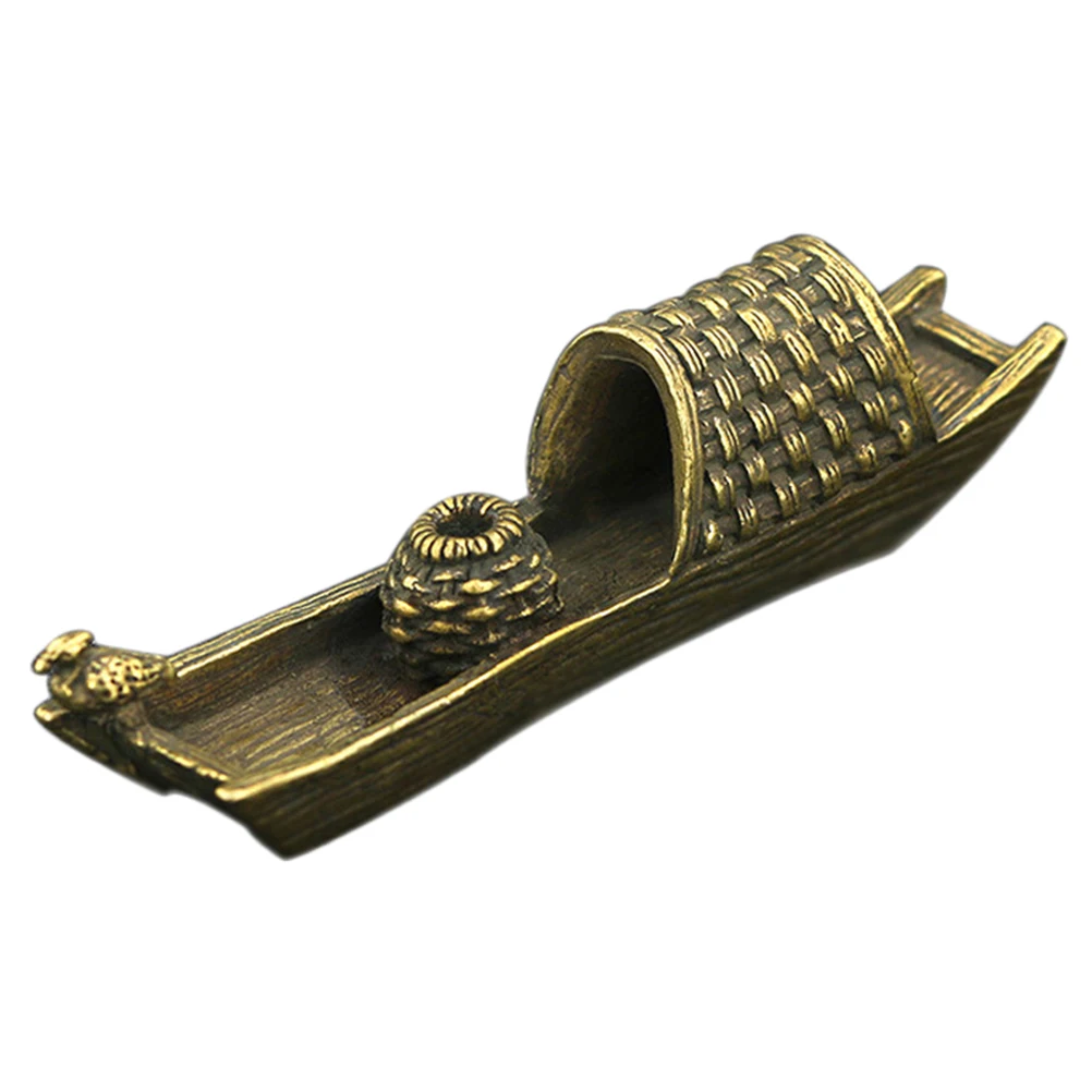 

Incense Burner Tea Copper Censer Aroma Stove Desktop Decoration Brass Material Creative Design Relaxation Therapy Yoga