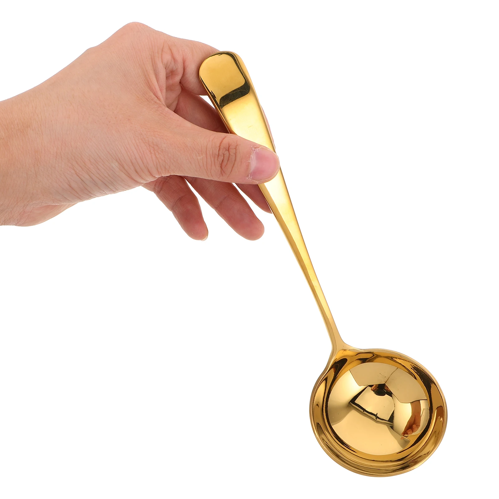 

Stainless Steel Spoon Japanese Rice Kitchen Soup Ladles Cooking Gravy for Serving Hot Pot