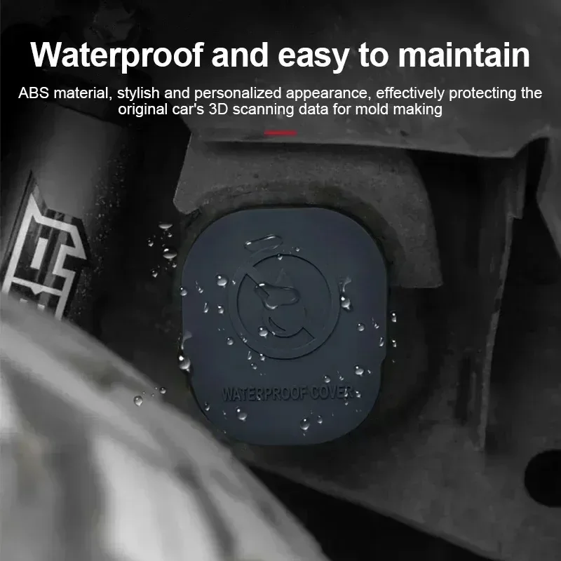 

For 22-25 Ford Ranger T9 Car Exterior Rear Axle Rubber Protective Cover Back Frame Beam Sealing Sandproof Mat Car Accessories