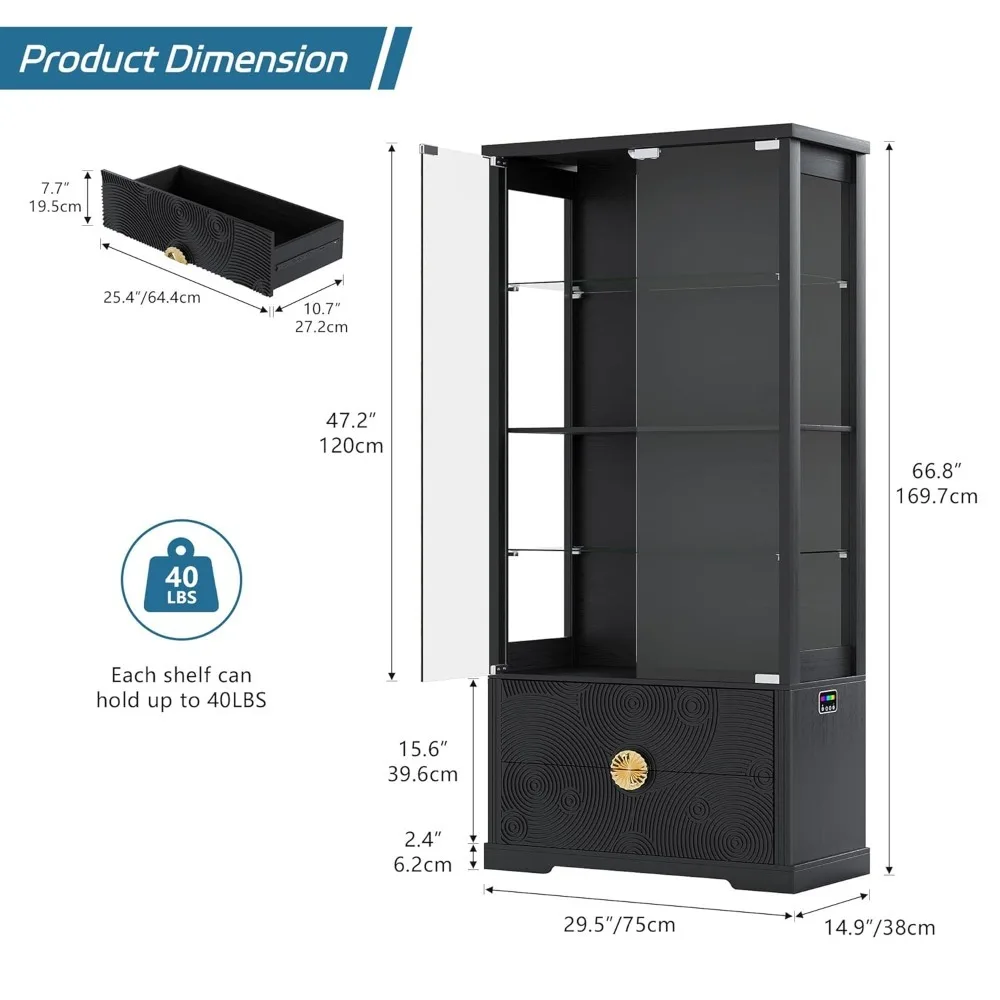 Thumbnail 2 - #8 Latest Glass Display Cabinets Offers