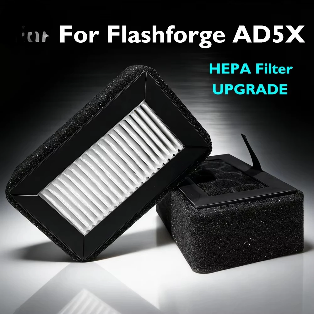For Flashforge Ad5X Hepa Filter+Activated Carbon Dust Filter Air Cleanning for Flashforge AD5X Upgrade Accessories