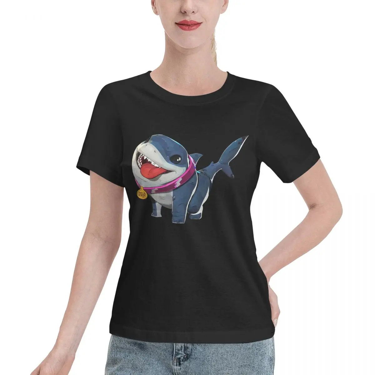 Oversized Option Jeff The Land Shark Women's T-shirt Ootd Ladies Tee