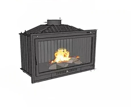 

Real Fire Home Heating Modern European Cast Iron Embedded Self-built Homestay Wood-burning Wood-burning Furnace Core
