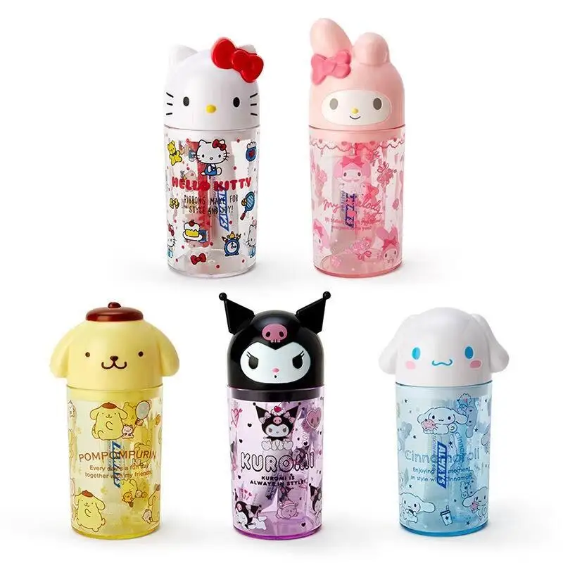 حار سانريو كأس فرشاة الأسنان Sus316 بلدي ميلودي Kawaii أنيمي موضة لطيف الطفل السفر عدة مريحة كوب أدوات الزينة الصغيرة نمط جديد