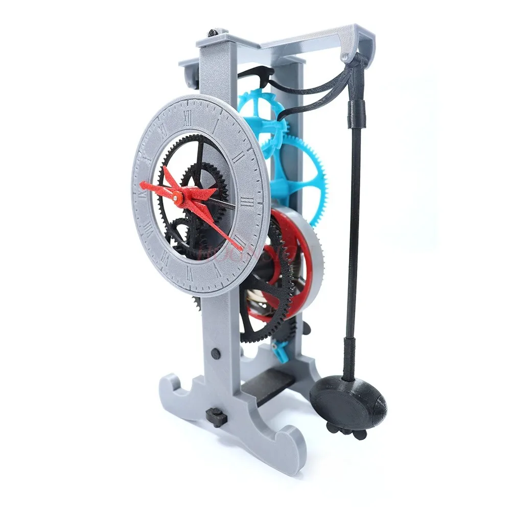 Single pendulum clock model, mechanical clock, scientific and educational assembly, scientific physics experimental equipment