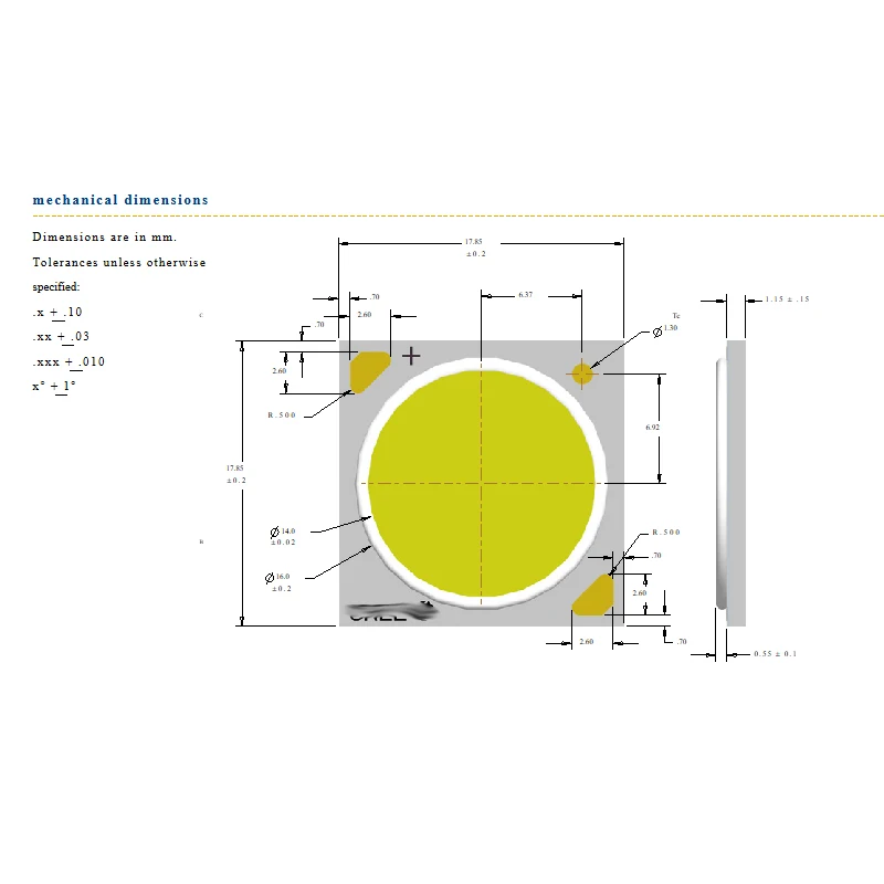 20pcs/pcs CXA1830 36V 30-45W COB High Power Leds