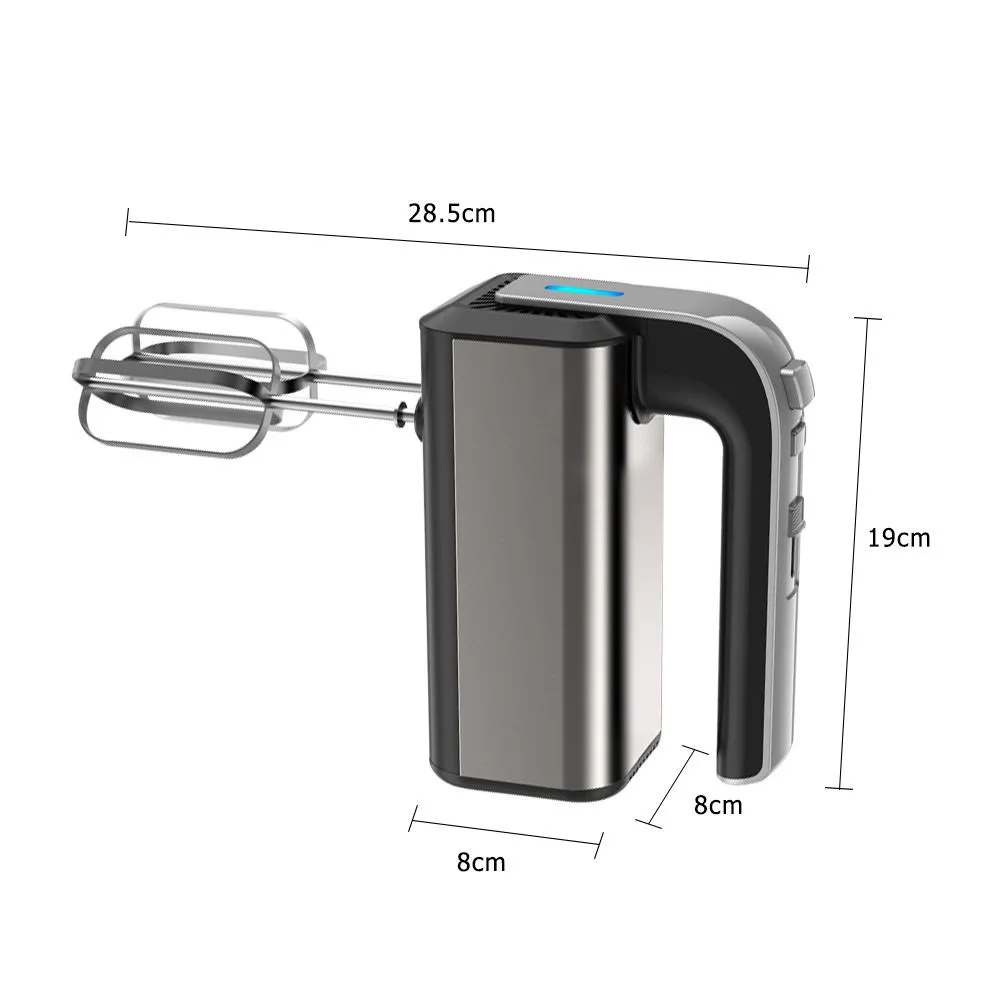 2025 Version Handheld Mixer Kitchen Blender Stainless Steel Whisk Household Cream Egg Beaters