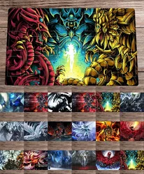 Yugioh playmat dragões tcg ccg tapete de jogo de cartas de negociação tapete anime ocg jogo de tabuleiro playmat & saco livre mesa tapete mousepad 60x35cm