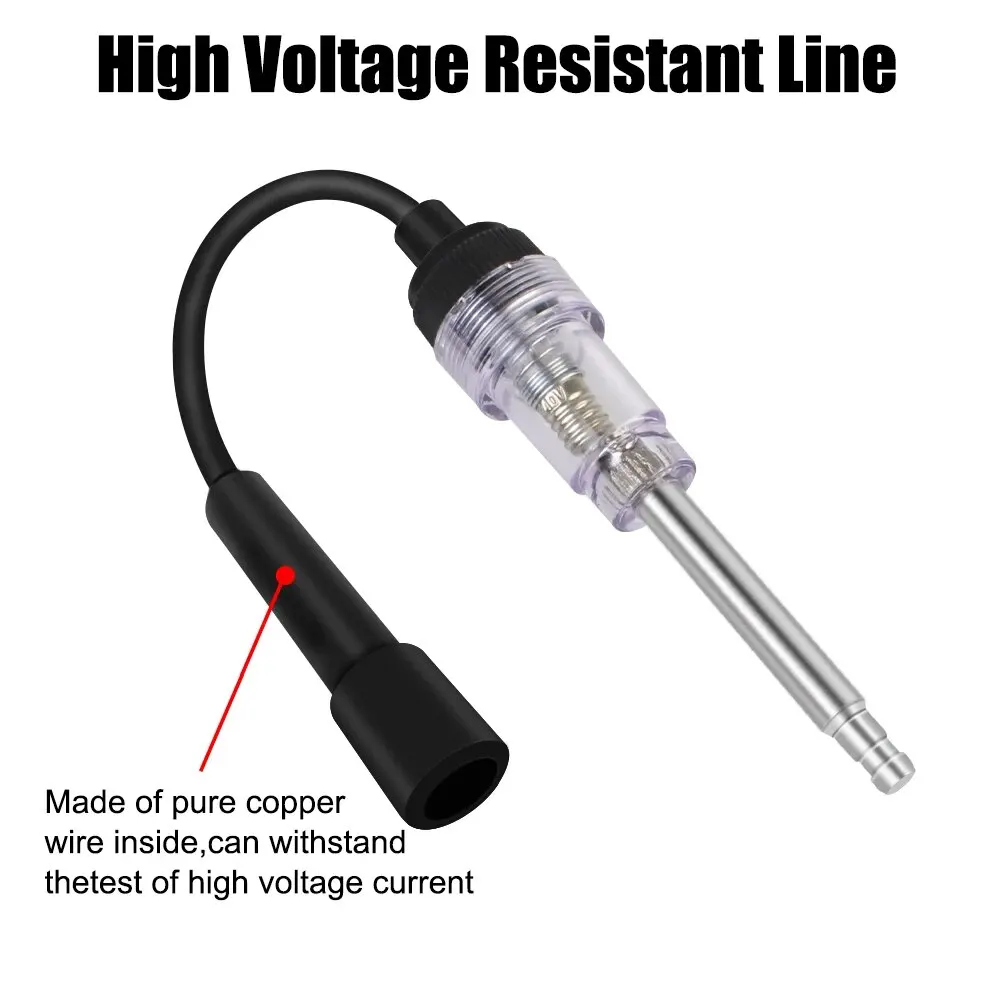 سيارة شرارة التوصيل تستر أدوات التشخيص محرك بدء الاختبار في خط الإشعال شرارة تستر سلك شرارة اختبار نظام الإشعال