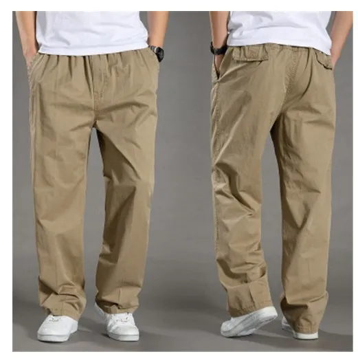 American Retro Tooling Casual Pants Men's 2026 Spring and Autumn New Loose Elastic Waist Trend Versatile Long Pants