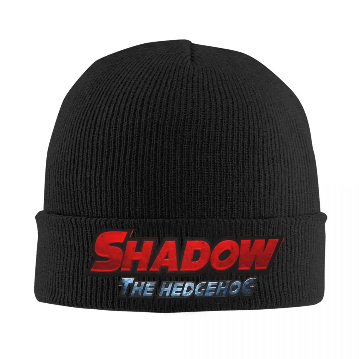 Shadow The Hedgehog Logo Bonnet Hats Knit Hat Unisex Adult Casual Head Wrap Beanie Hats Autumn Outdoor Sport Custom Cap