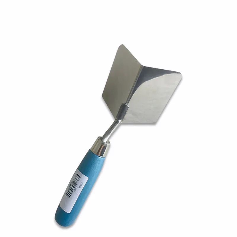 A Pair of Inner and Outer Corner Trowel Internal and External 90 Degree Sheetrock Stainless Steel Drywall Corner Trowel