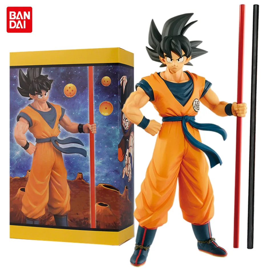 In Stock Dragon Ball Son Goku Super Saiyan Anime Figure 22cm Goku DBZ Action Figural Model Gift Collectible Figurine for Kid Toy