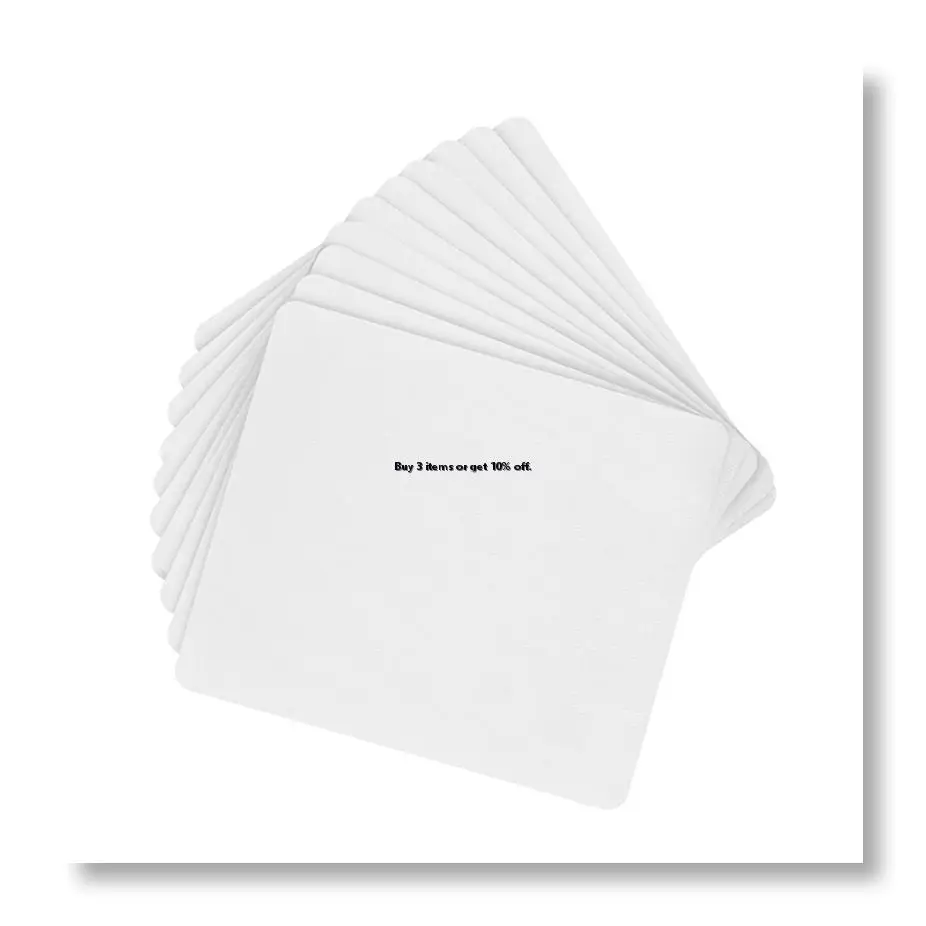 ✼10Pcs Blank Mouse Pad for Sublimation Transfer Heat Press Printing Crafts