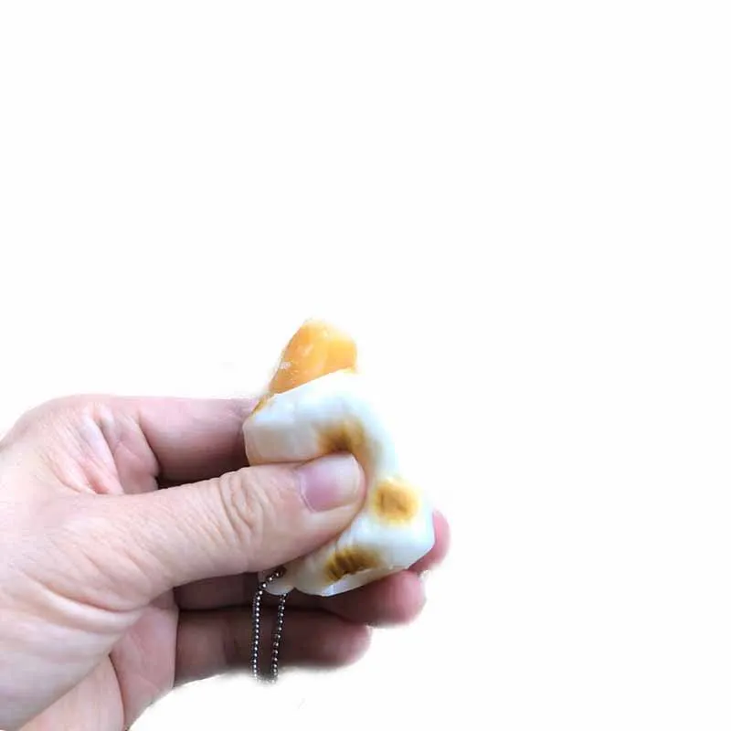 Neue Simulation Essen spielen Fisch Bambus Rad Squeeze hervorstehen Spielzeug Anhänger Büro Dekompression Spielzeug Prise Musik Zappeln Spielzeug