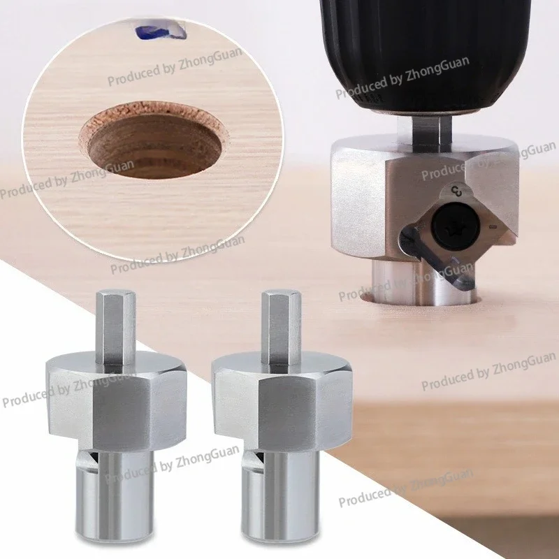 Hole Table Burr Trimmer Stainless Steel Fine Polishing 19/20mm Disposable Blade Chamfering Inner Hole Trimming Tool