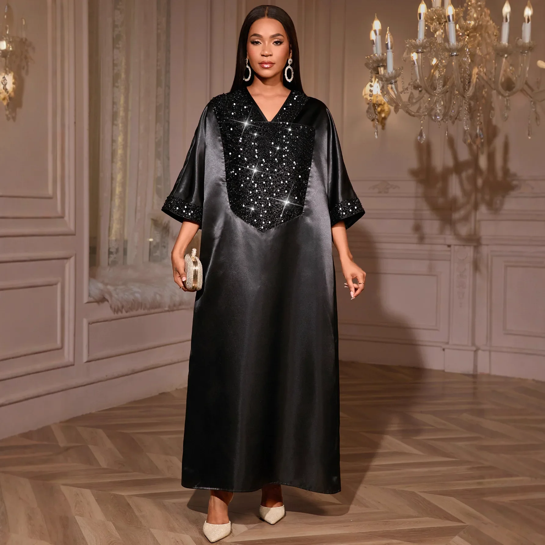 

African Dresses for Women Traditional Africa Clothing Dashiki Ankara Outfits Gown Abayas Robe Muslim Kaftan Maxi Long Dress 2026