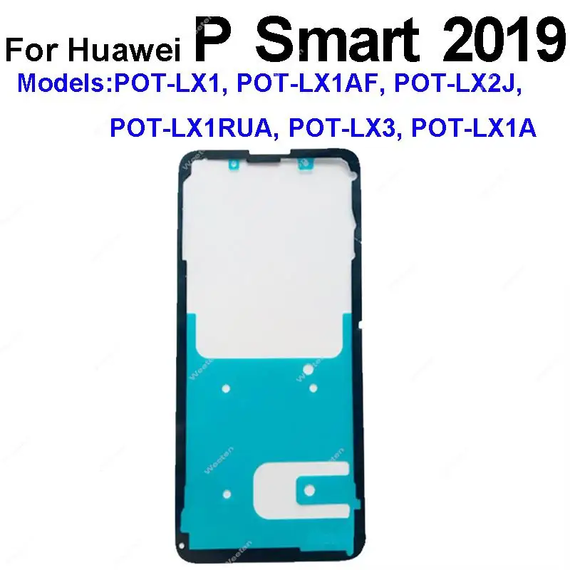 For Huawei P Smart 2019 2021 PPA-LX1, PPA-LX2 Back Cover Adhesive Battery Housing Cover Adhesive Sticker Tape Parts