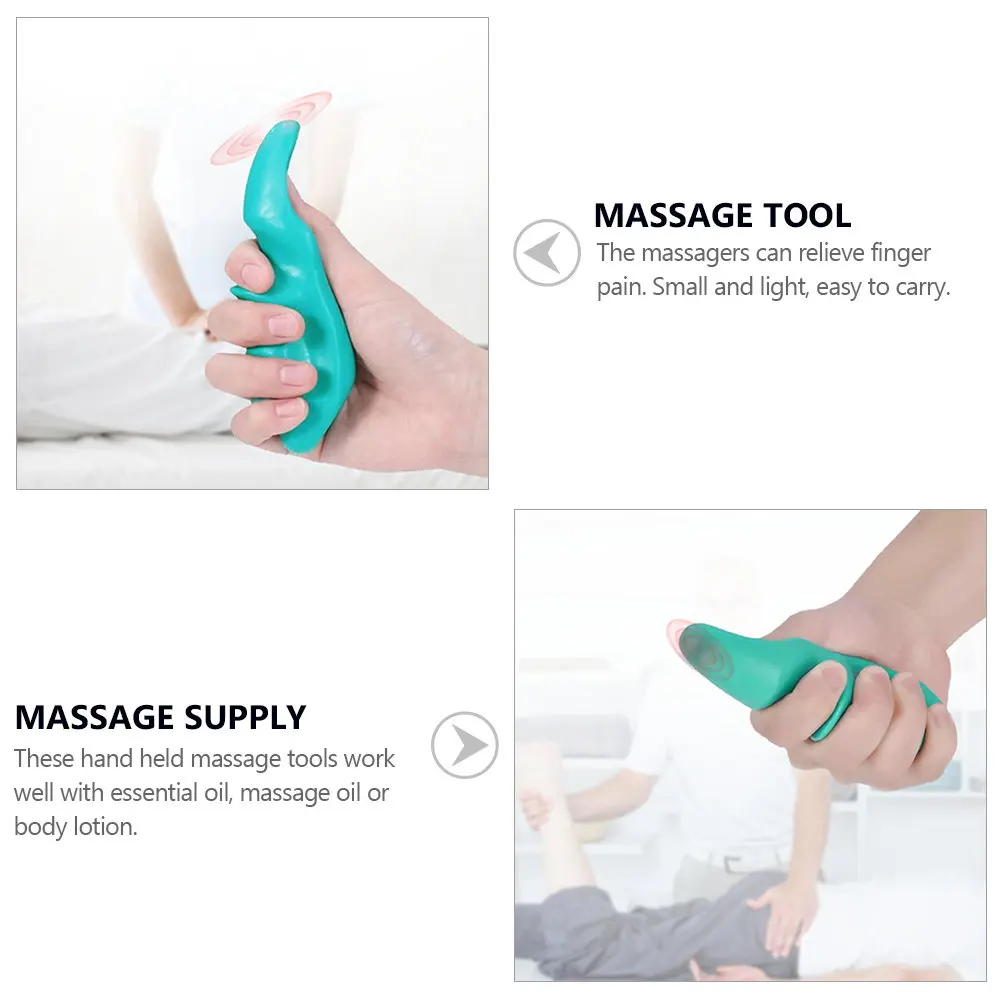 

2Pcs Handheld Acupoint Massager High-Density ABS Thumb Massage Tool for Compact Finger Therapy Device Easy to