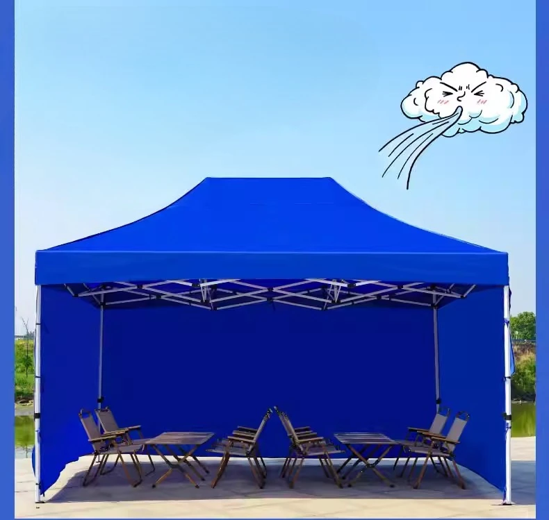 

Night market stall special tent outdoor umbrella four-legged stall canopy