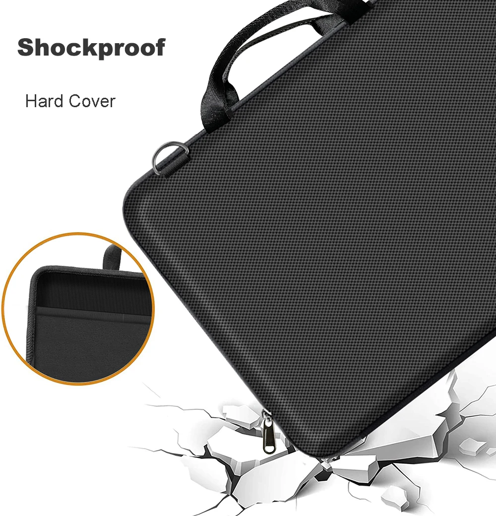 Imagem -04 - Capa Dura para Laptop Shell para Homens Capa Dura Eva Bolsa para Macbook Pro 16 Polegadas Huawei Xiaomi Notebook 14 Polegadas