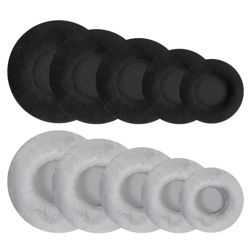 New Earphone Earmuff Headphone Accessories Velvet Replacement Earpads Flannelette Earphone Case Cushion Cover Ear Pads