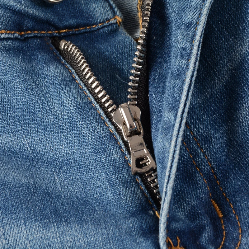 Y2K أزياء الرجال الرجعية الأزرق جينز عالي الجودة مرونة ضيق الجينز الرجال التصحيح الهيب هوب العلامة التجارية السراويل hombre #3