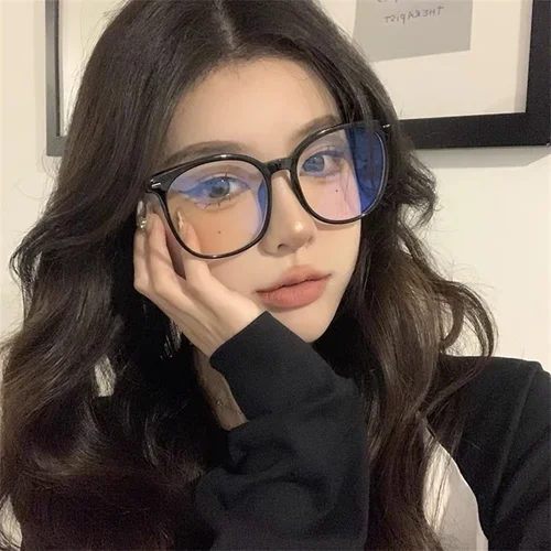 Imagen 2 del producto CLLOIO Netroots Bloggers con el mismo marco grande gafas para miopía gafas fotocromáticas para prescripciones se pueden personalizar cara delgada para mujer