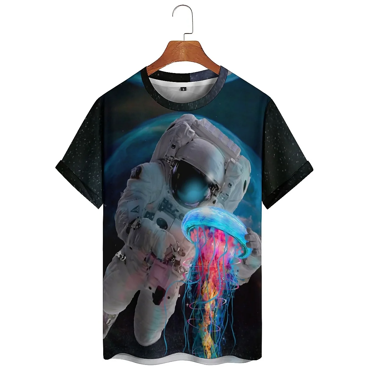Street style men's 3D printed short-sleeved T-shirts, soft and comfortable fabric, high-quality, plus-size T-shirts for men and