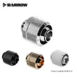 Barrow Soft Tube Fitting G1/4 Hose Connector Adapter For Water Cooling 3/8 