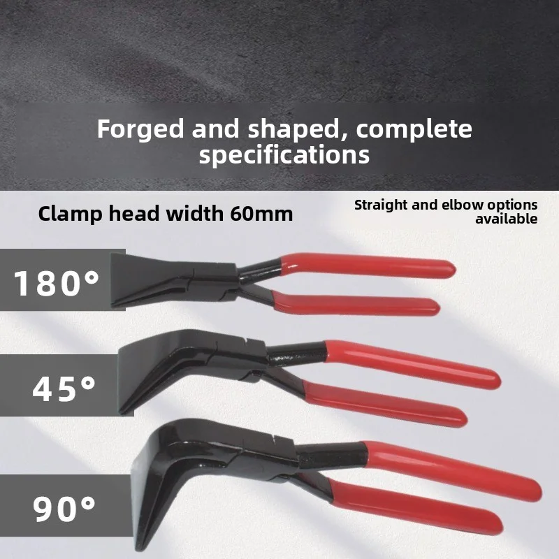 

3Pcs Metal Bending Pliers Set, Straight & 45° & 90° Hand Seamers Sheet Metal Tools for Bending & Flattening Sheet Metal