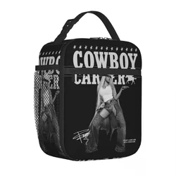 Beyonce Cowboy Carter Merch Thermal Insulated Lunch Bags for Office Reusable Food Container Bags Cooler Thermal Lunch Boxes