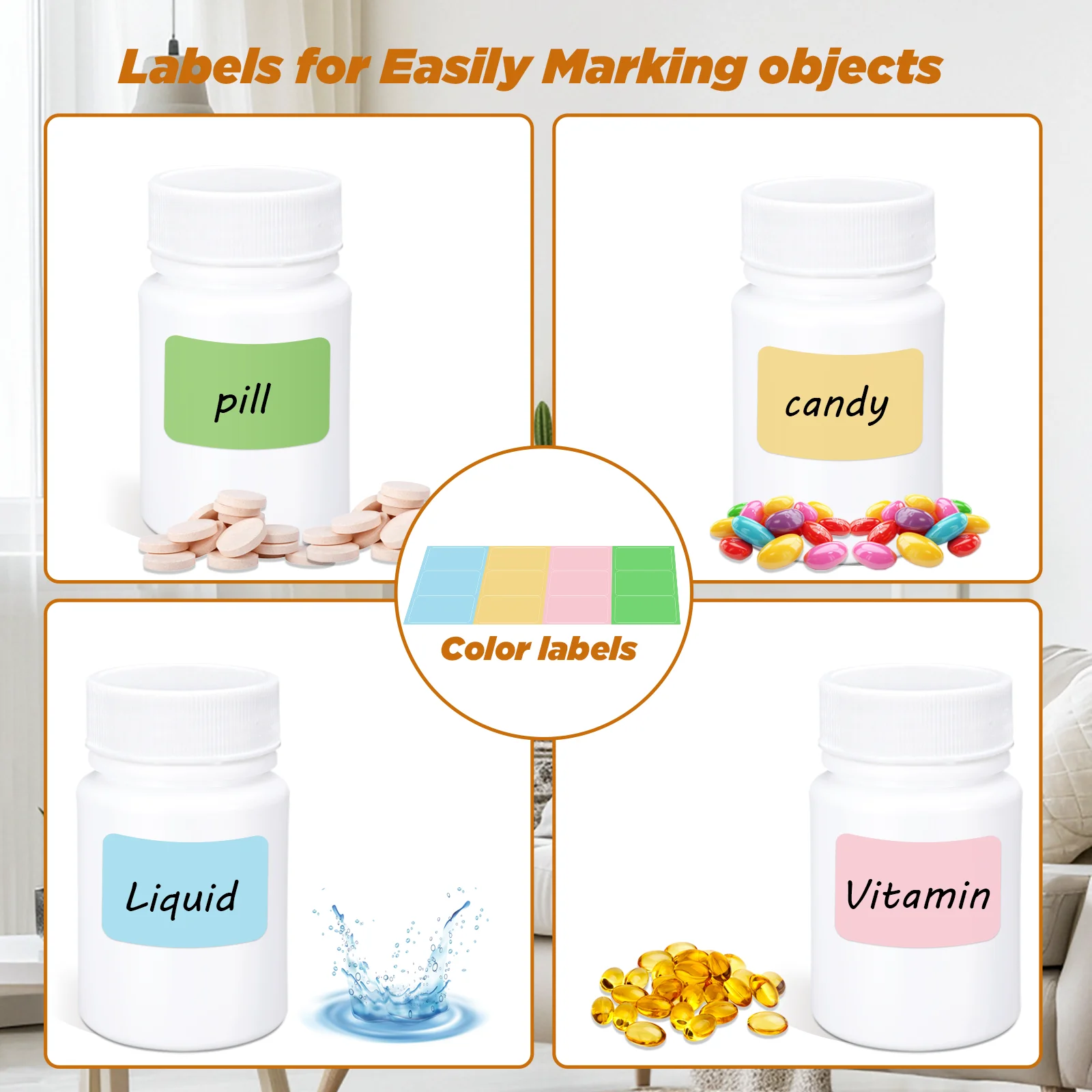 Food Grade Empty Medicine Bottle with Lid High Quality Round plastic container for Capsule Pill Tablets Sample Bottles