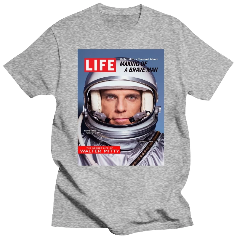 The Secret Life Of Walter Mitty T Shirt 100% Pure Cotton The Secret Life Of Walter Mitty Walter Mitty Life Ben Stiller Movie