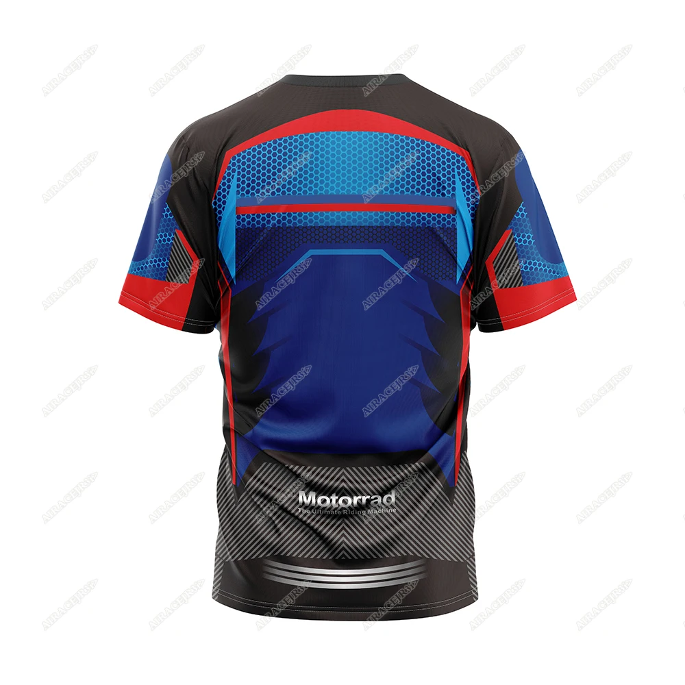 For BMW Adventure Motorrad Motorsport Travel Motorcycle Sports T-Shirt Mens Team Racing Jerseys Summer Quick-Dry Leisure